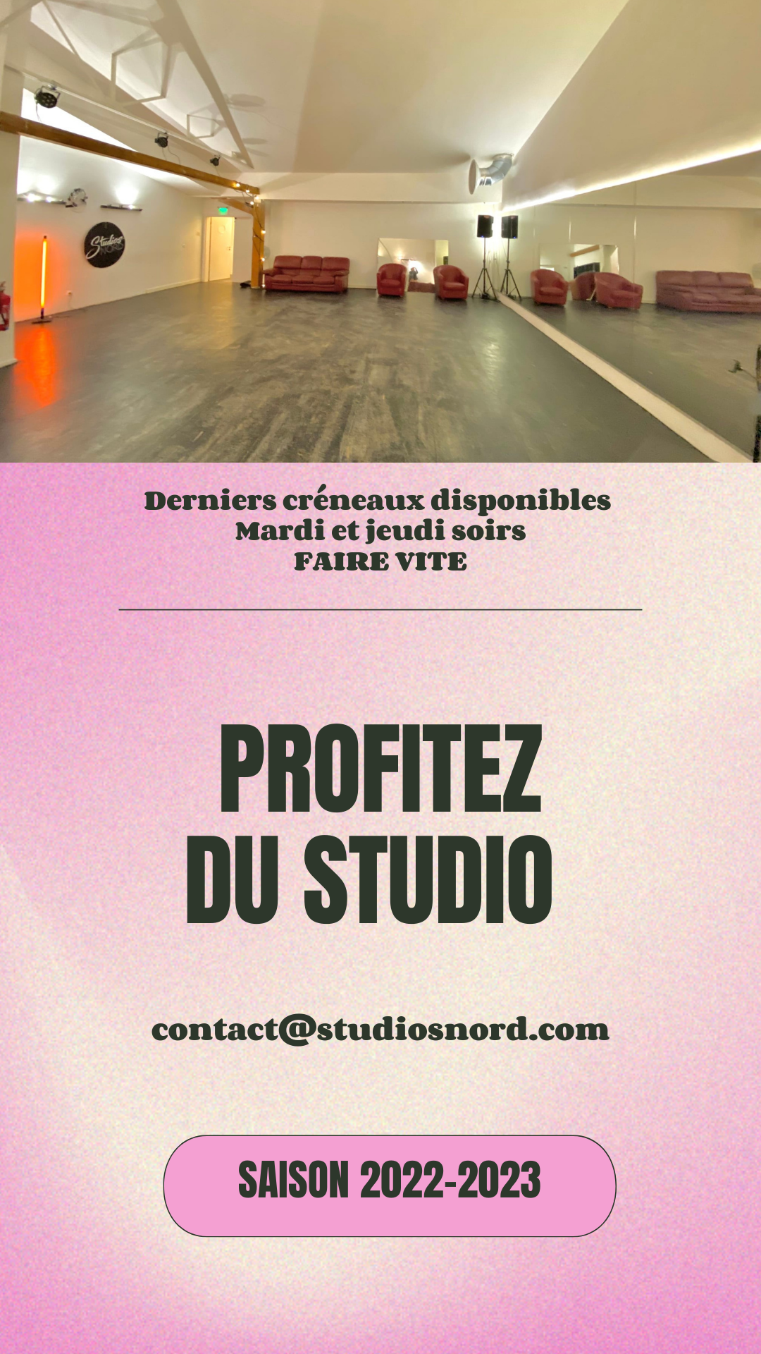 Rose Jaune Noir Subtil Dégradés Divertissement et Arts Visuels Story Pub